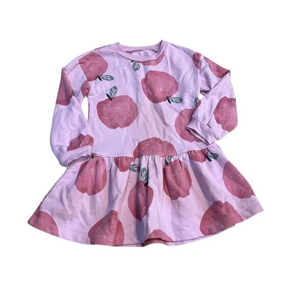 Carter's Other - Carter's Toddler Girls' Pink Apple Print Dress Size 3T Casual Spring